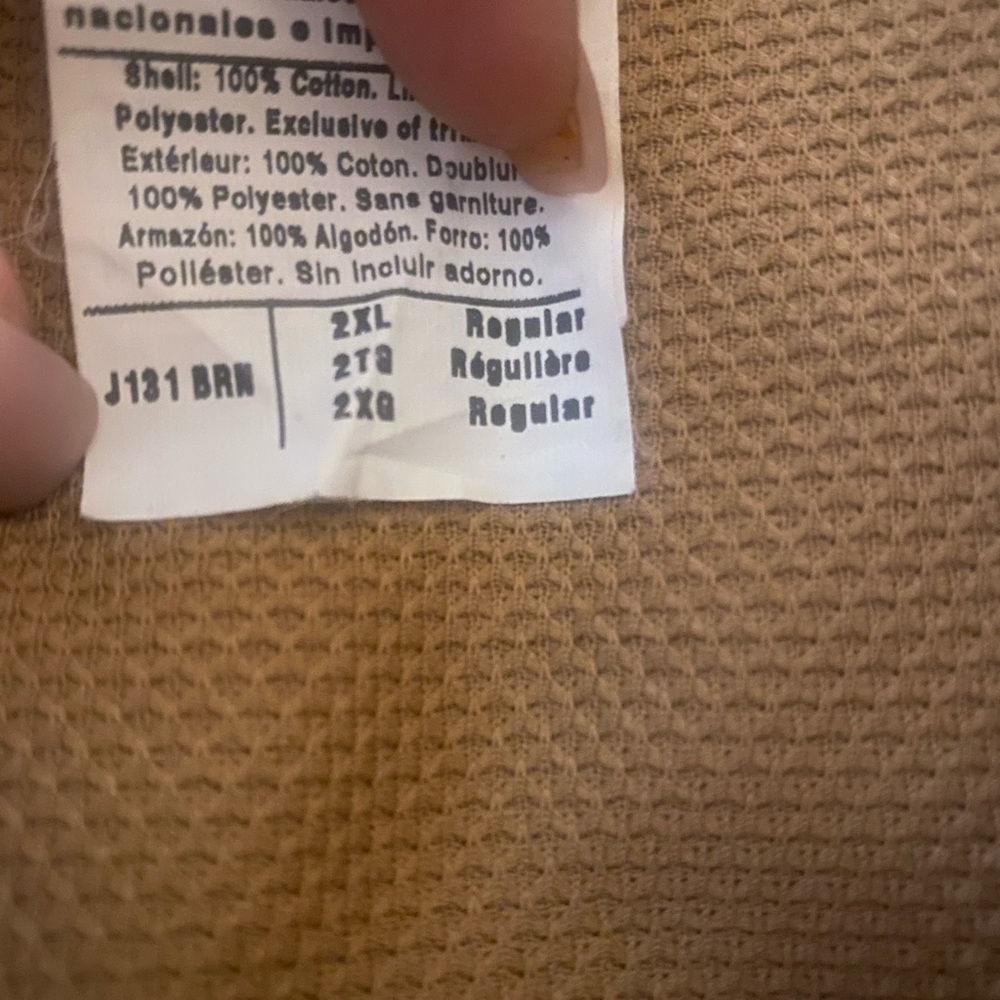 Loose-Fit Washed Duck Insulated jacket